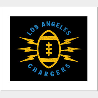 Los Angeles Chargers 2 by Buck Tee Originals Posters and Art